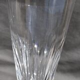 6 laccarat crystal champagne flutes model Cassino stamped