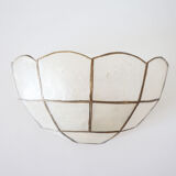 Mother-of-pearl shell shape wall lamp
