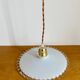 Suspension Opaline crénelée
