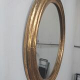 Round golden mirror, 46 cm