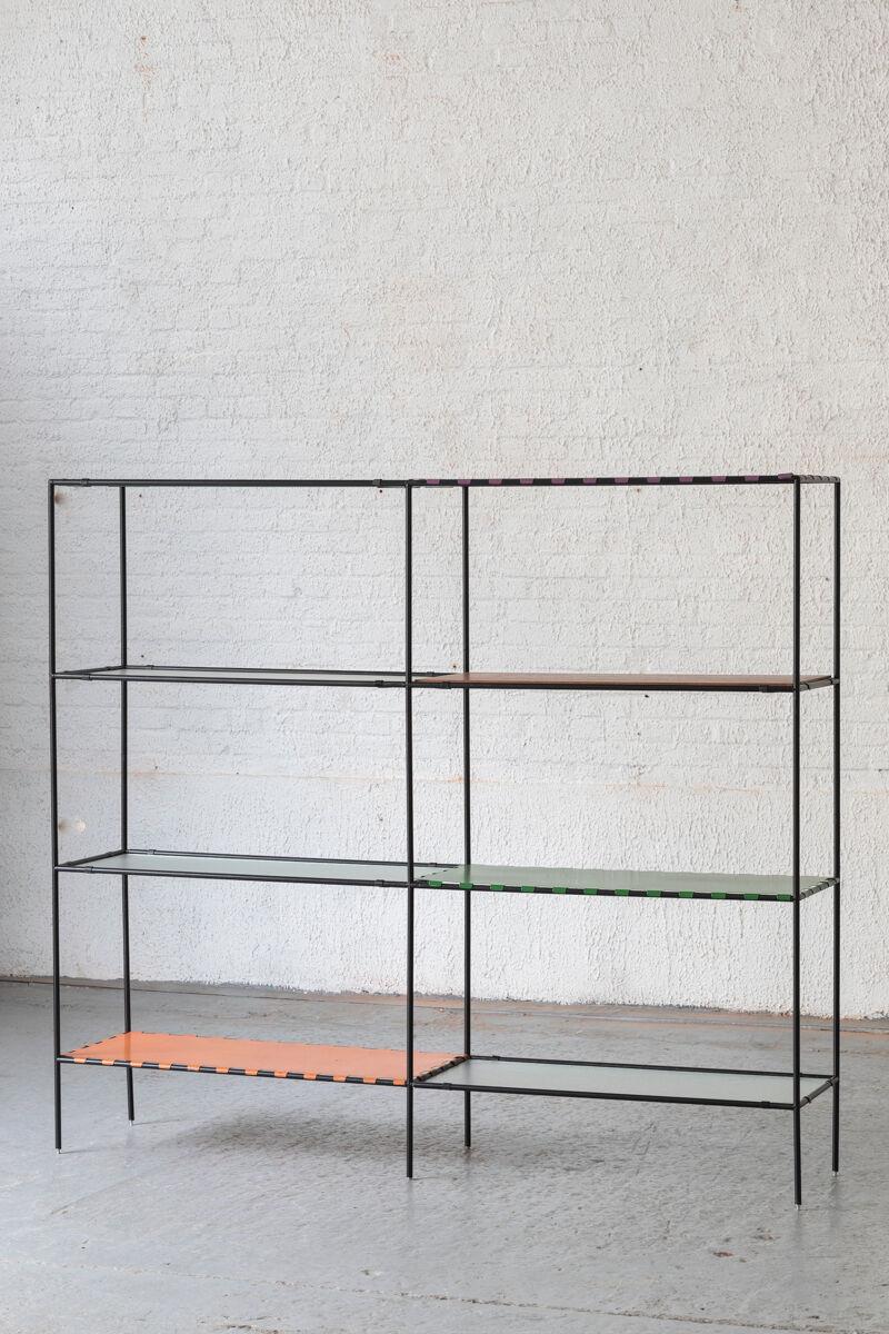 2-piece abstracta shelving unit by Poul Cadovius, Danish design, 1960’s