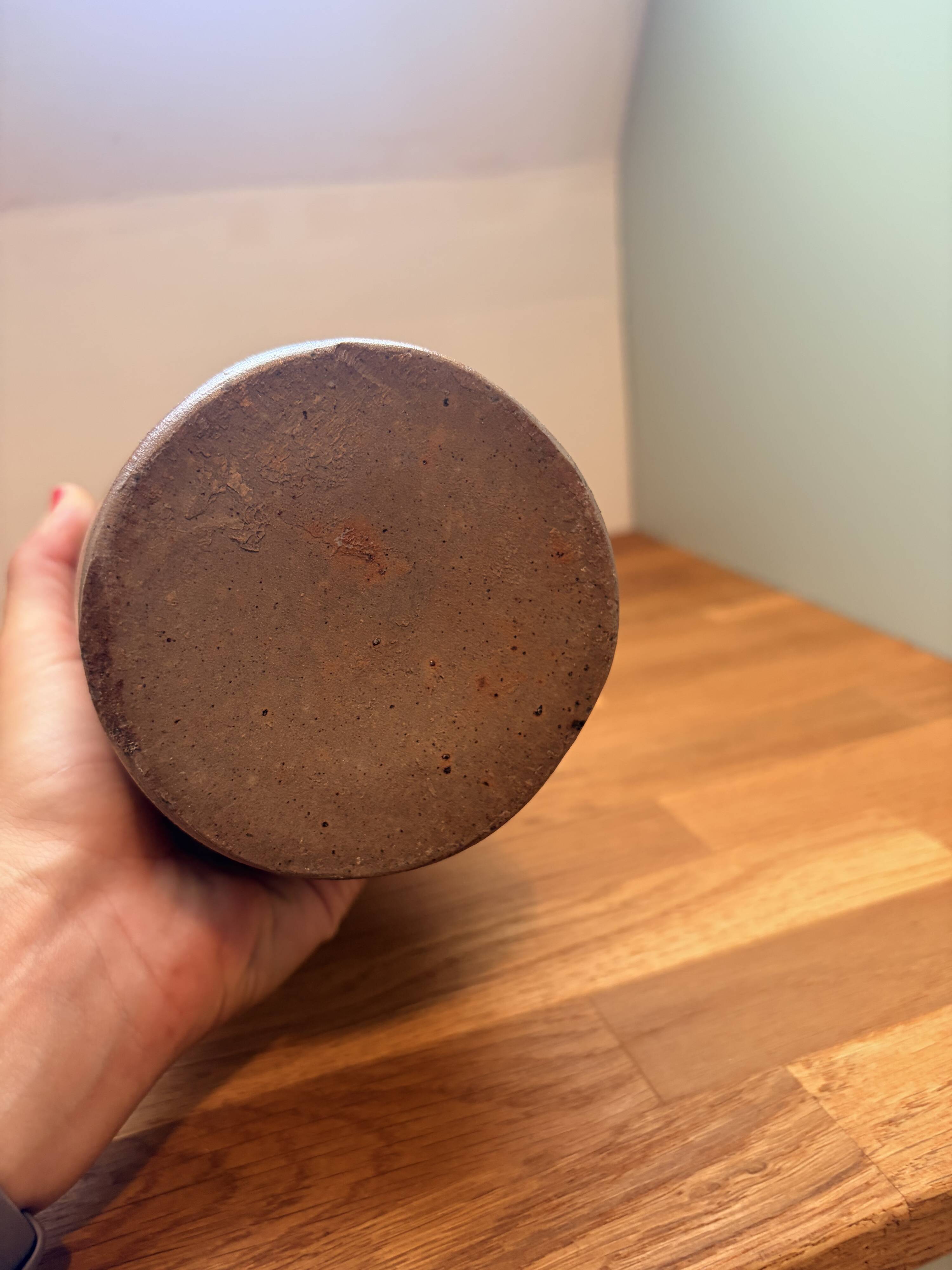 Bouteille en grès vernissé vintage 2106221