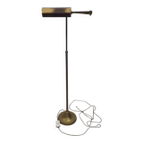 1970s brass floor lamp