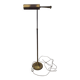 1970s brass floor lamp