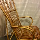 Rattan rocking chair