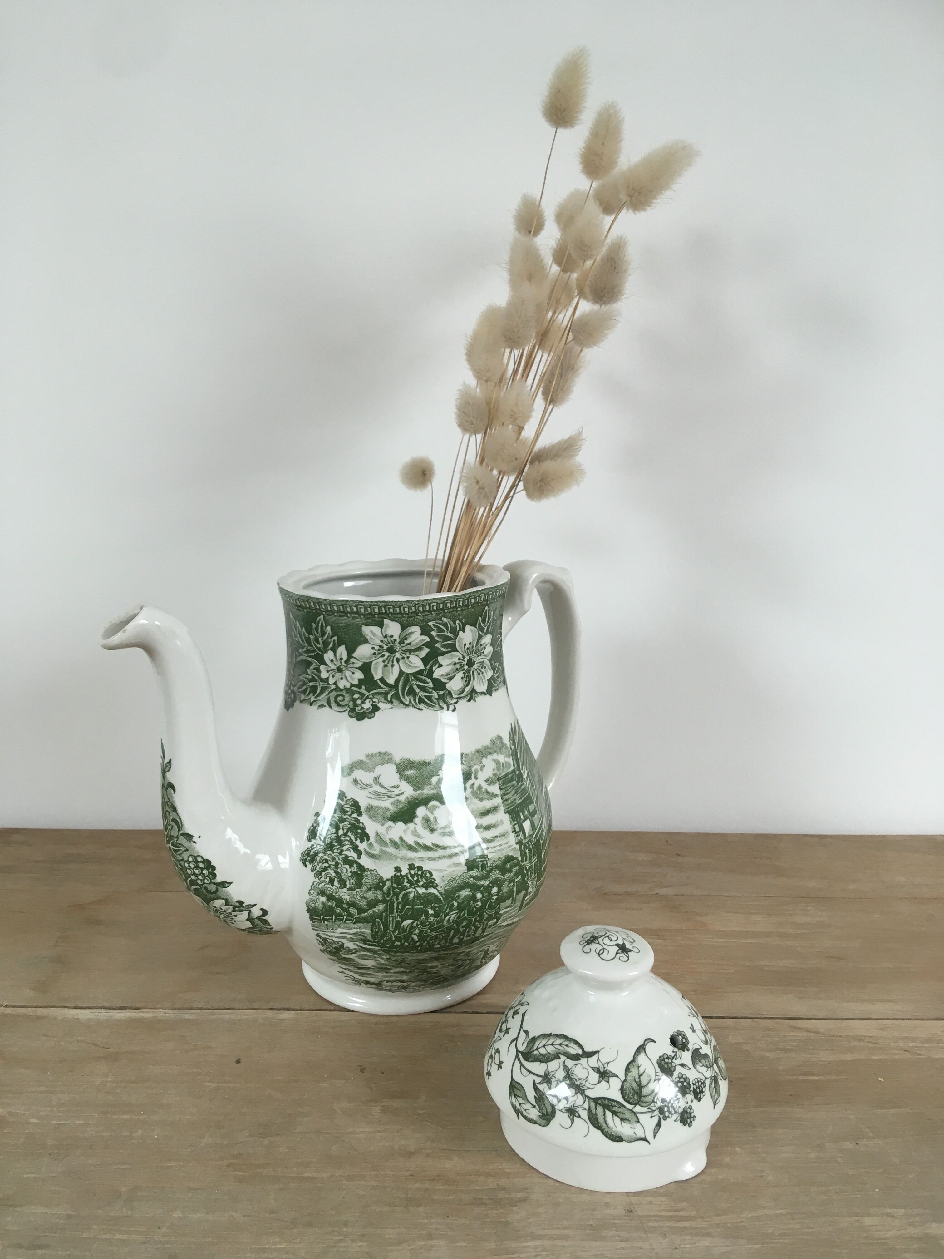 Green English Teapot
