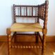 Paire de chaises bobin dites "coin de feu", Hollande