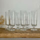 6 vintage Luminarc "Sweden" flutes