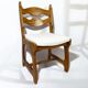 Set of 6 Belgian brutalist oak dining chairs, 1970s.