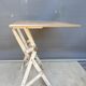 Table with architect's mechanism 1960 in white lacquered wood