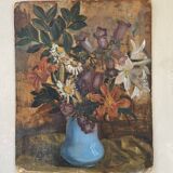 Old panel painting