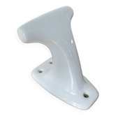 White porcelain hook, Art Deco, 30s 40s