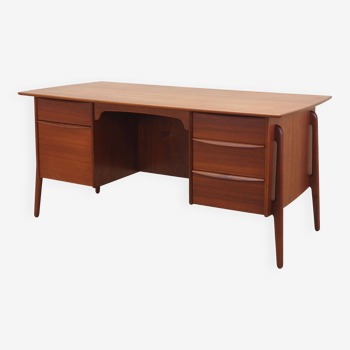 Bureau en teck, design danois, années 1960, designer : Svend Age Madsen