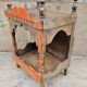 Ancien cabinet d'offrandes en teck birman