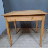 Louis XV style table in natural wood