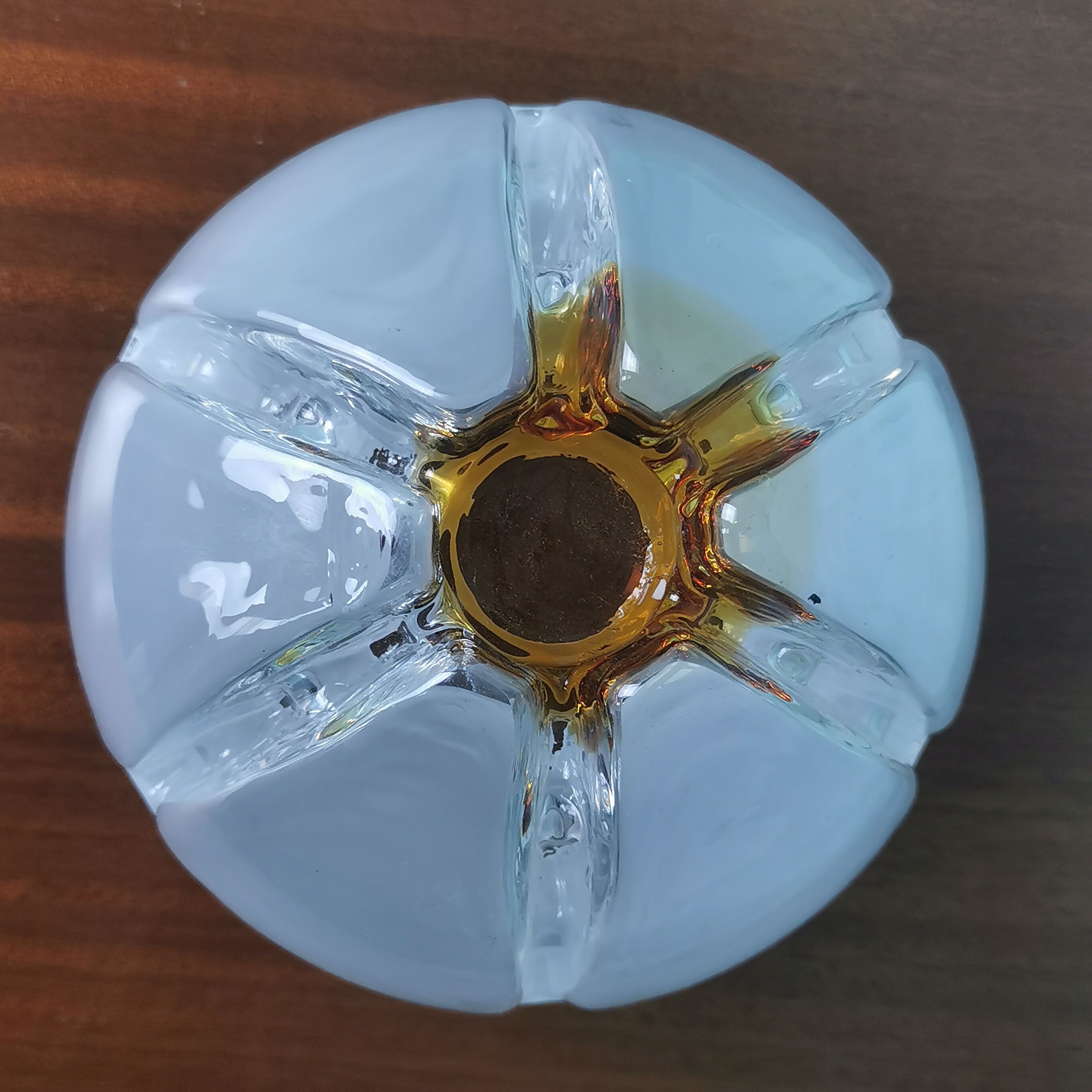 Pair of Italian Murano lamps