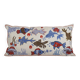 Vintage embroidered cushion cover 46x89 cm