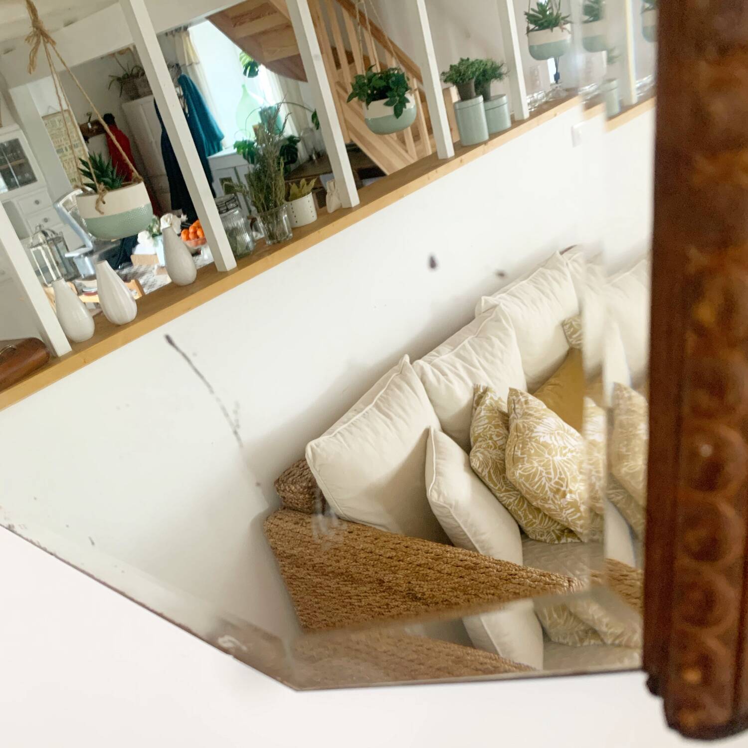 Miroir art déco biseauté