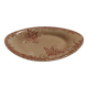 Old iron earthenware dish from Choisy le Roy