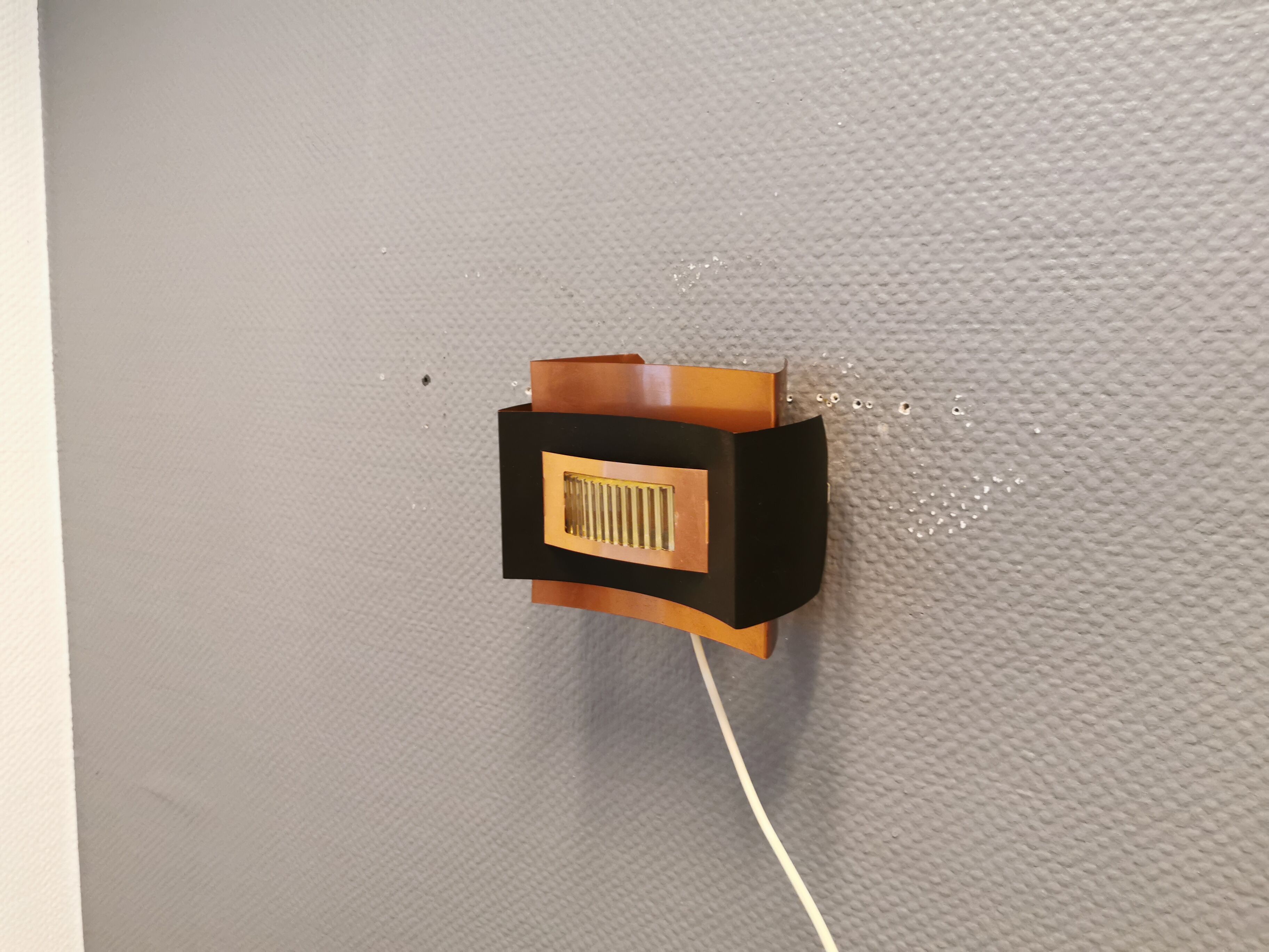 Wall lamp, designed by Werner Schou for his own company Coronell Elektro - Denmark.