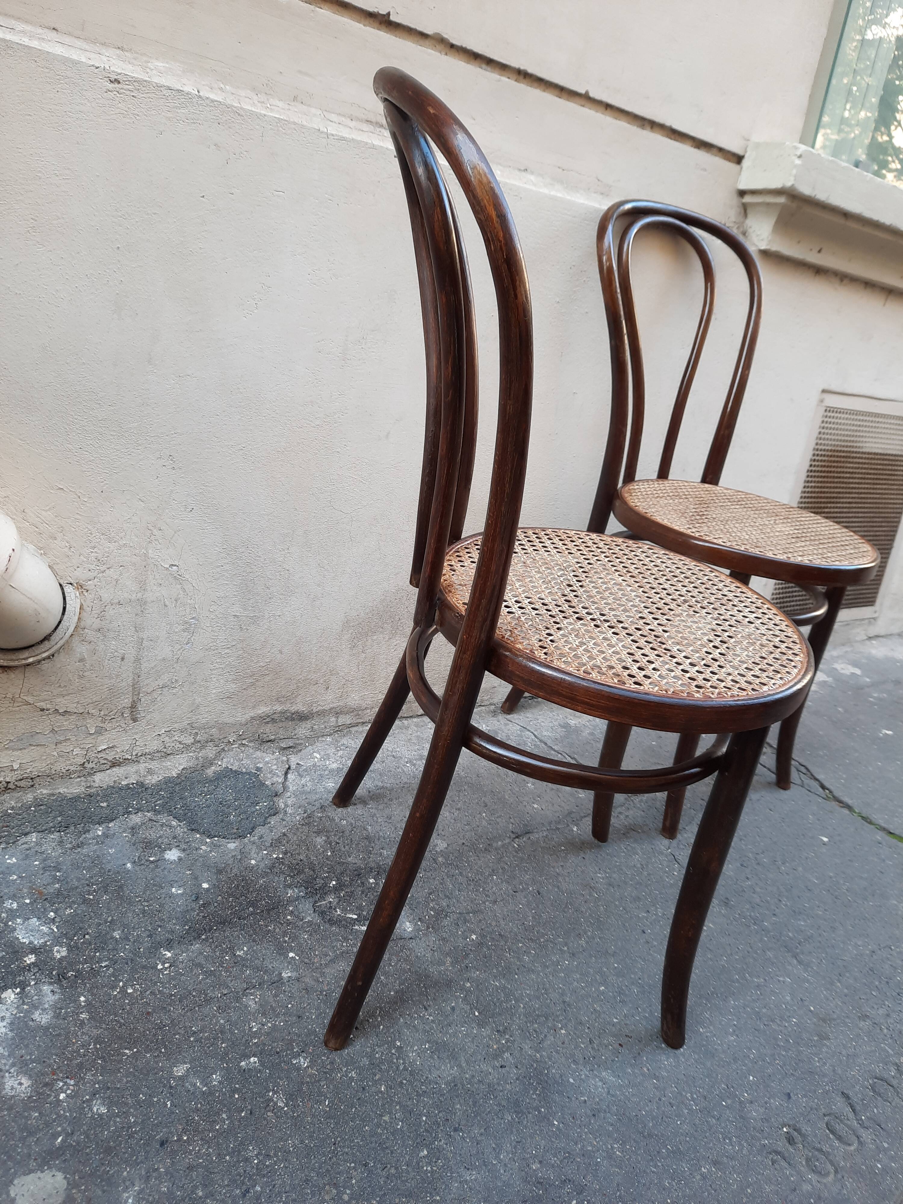 Pair of bistro chairs