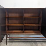 Scandinavian highboard in Rio rosewood.