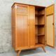 Armoire bois&rotin