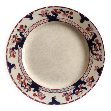 Assiette plate Losol Ware Keeling & Co., Beverley, Angleterre Burslem, 1906-1936