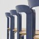 Vintage Bruno Rey dining chairs model 3300 set of 6