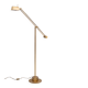 Hillebrand Brass counter balance floor lamp 1980s Germany