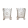 Paire de vases en verre début XXe