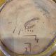 Plate of art Vallauris Foucard-Jourdan 1959 Incised profile decoration