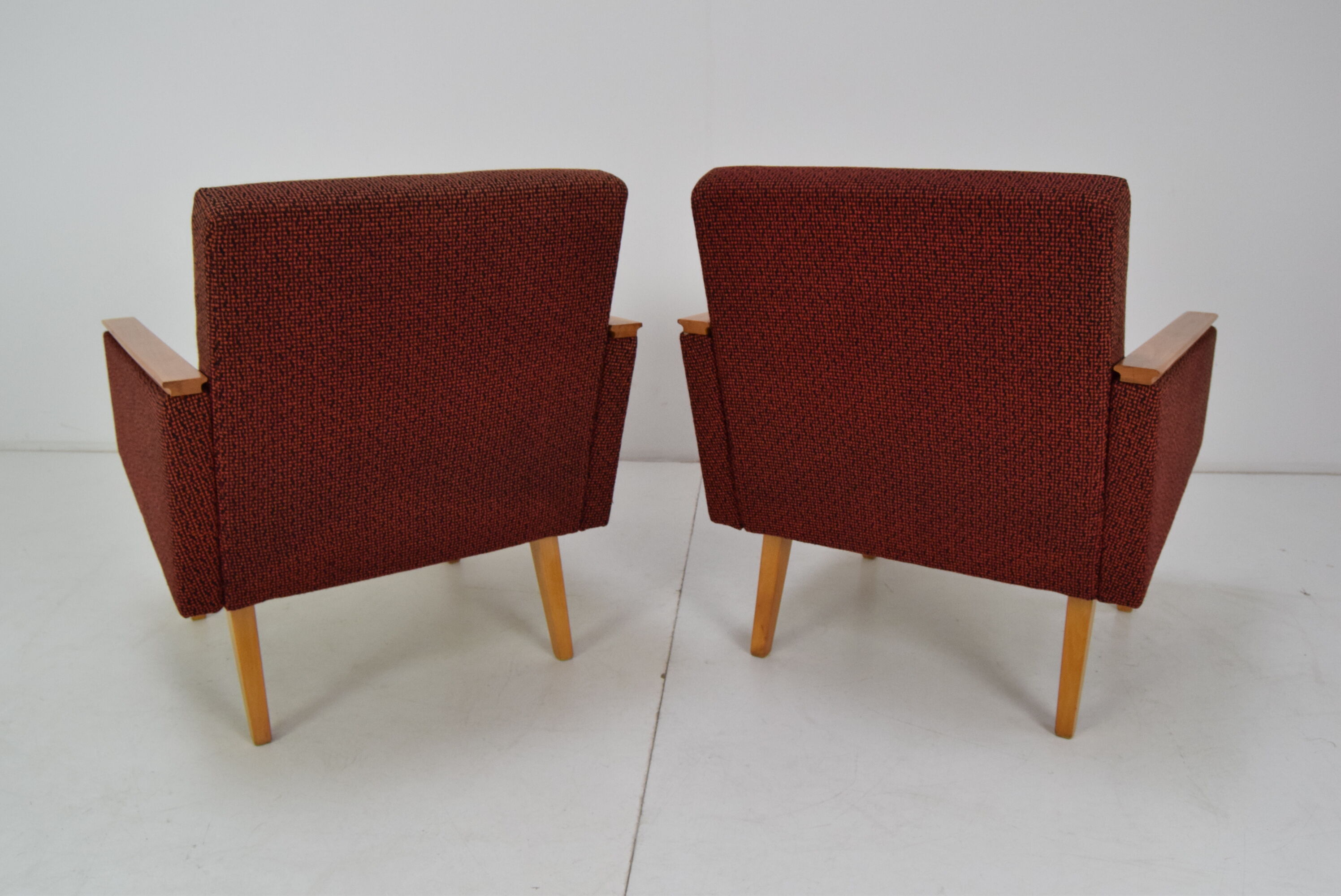 Pair of Mid-century Design Armchairs,1960's.