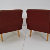 Paire de fauteuils design du milieu du siècle, années 1960.