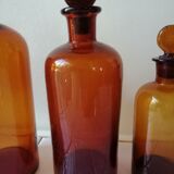 Set of 4 bottles of apothecary