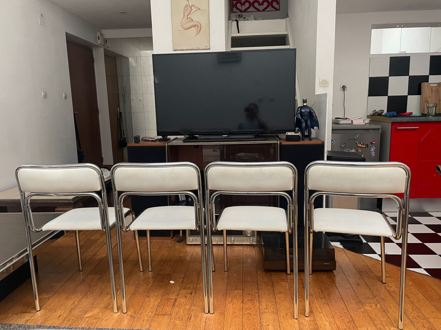 Vintage tubular chairs 70s