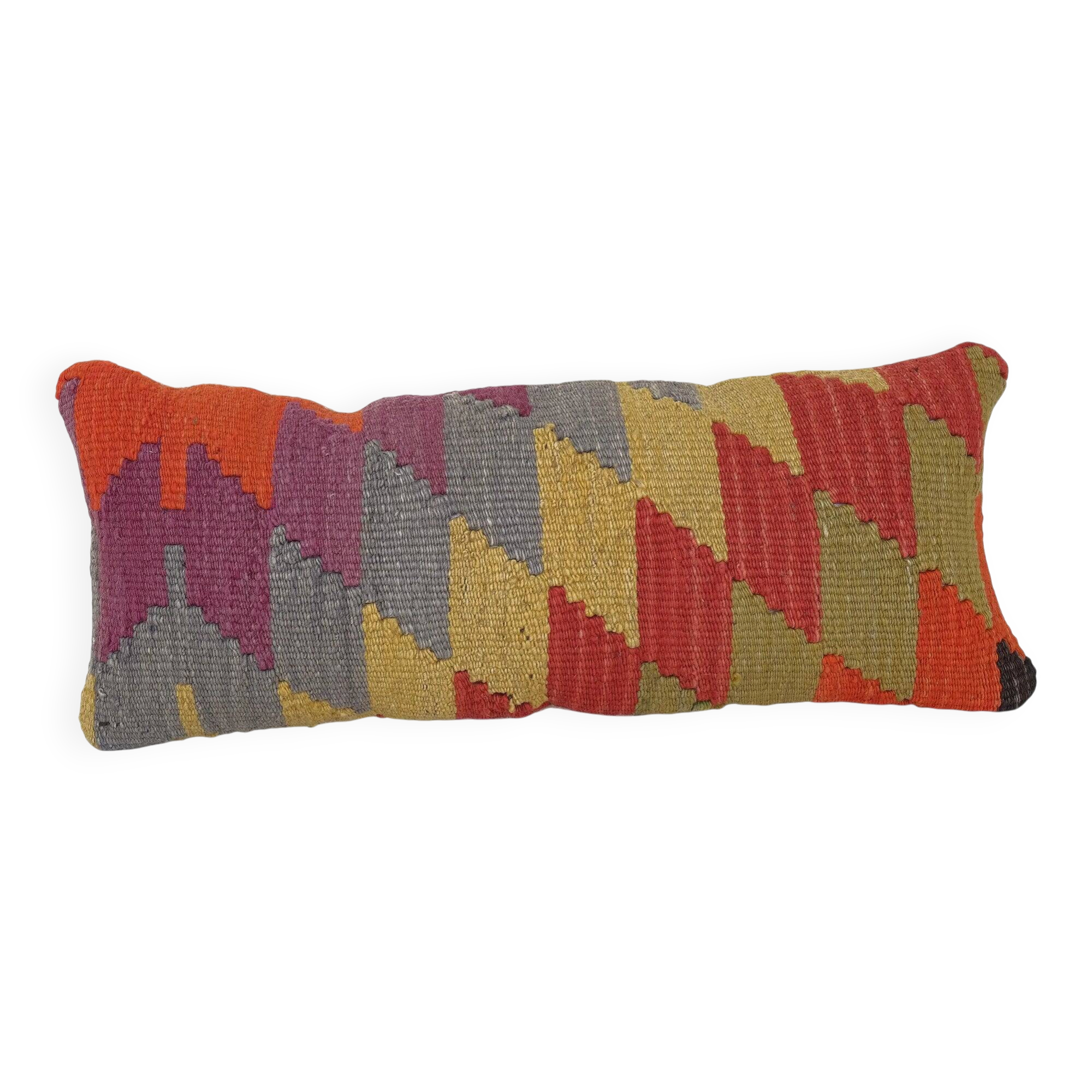 Vintage kilim cushion cover 23x51 cm