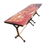 Pair of antique bistro tables