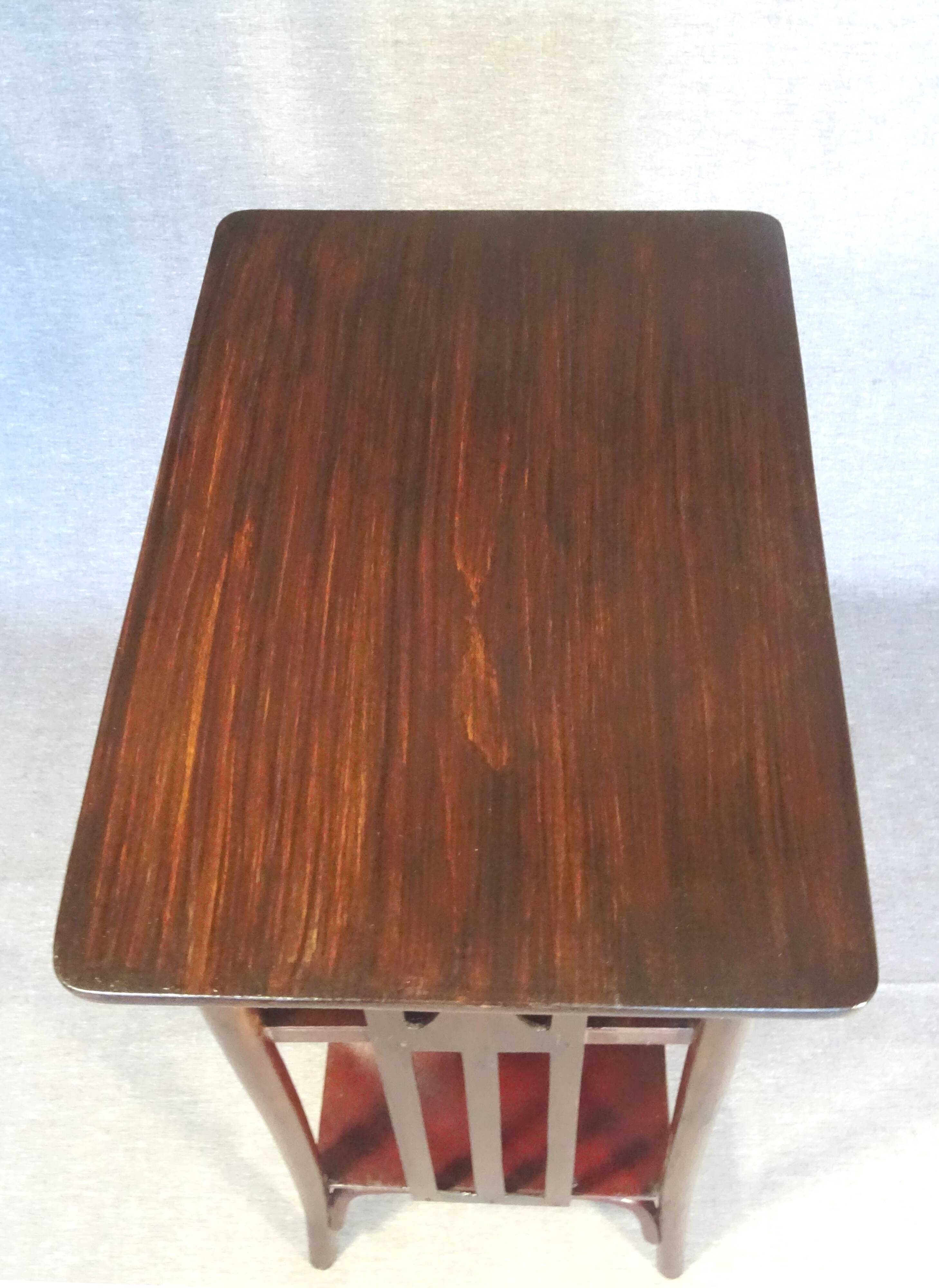 Music table, J & J Kohn around 1910 designed by Kolomann Moser.