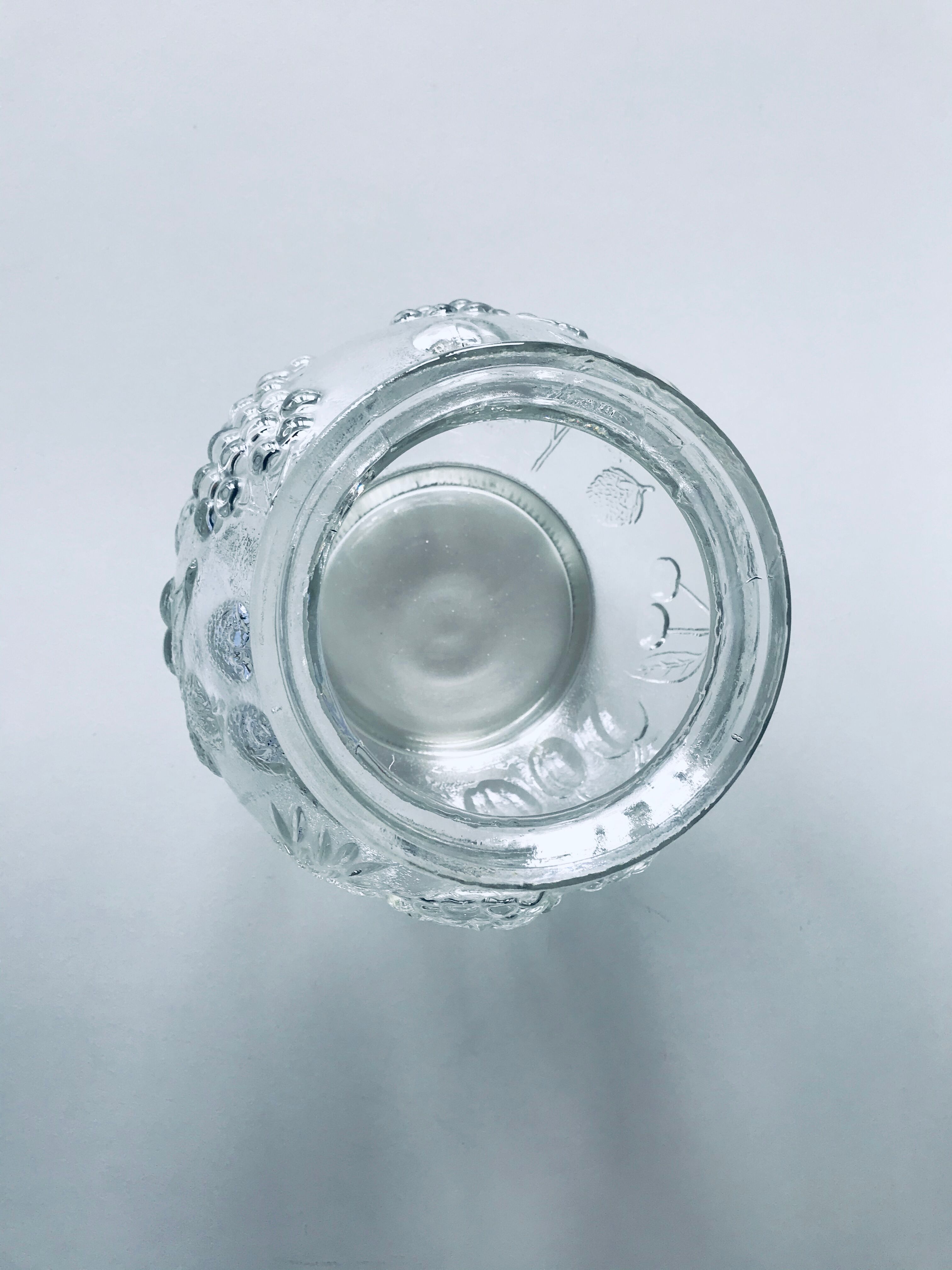 Glass vase tutti frutti