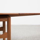 Midcentury Danish extendable coffee table in oak and teak 1960s