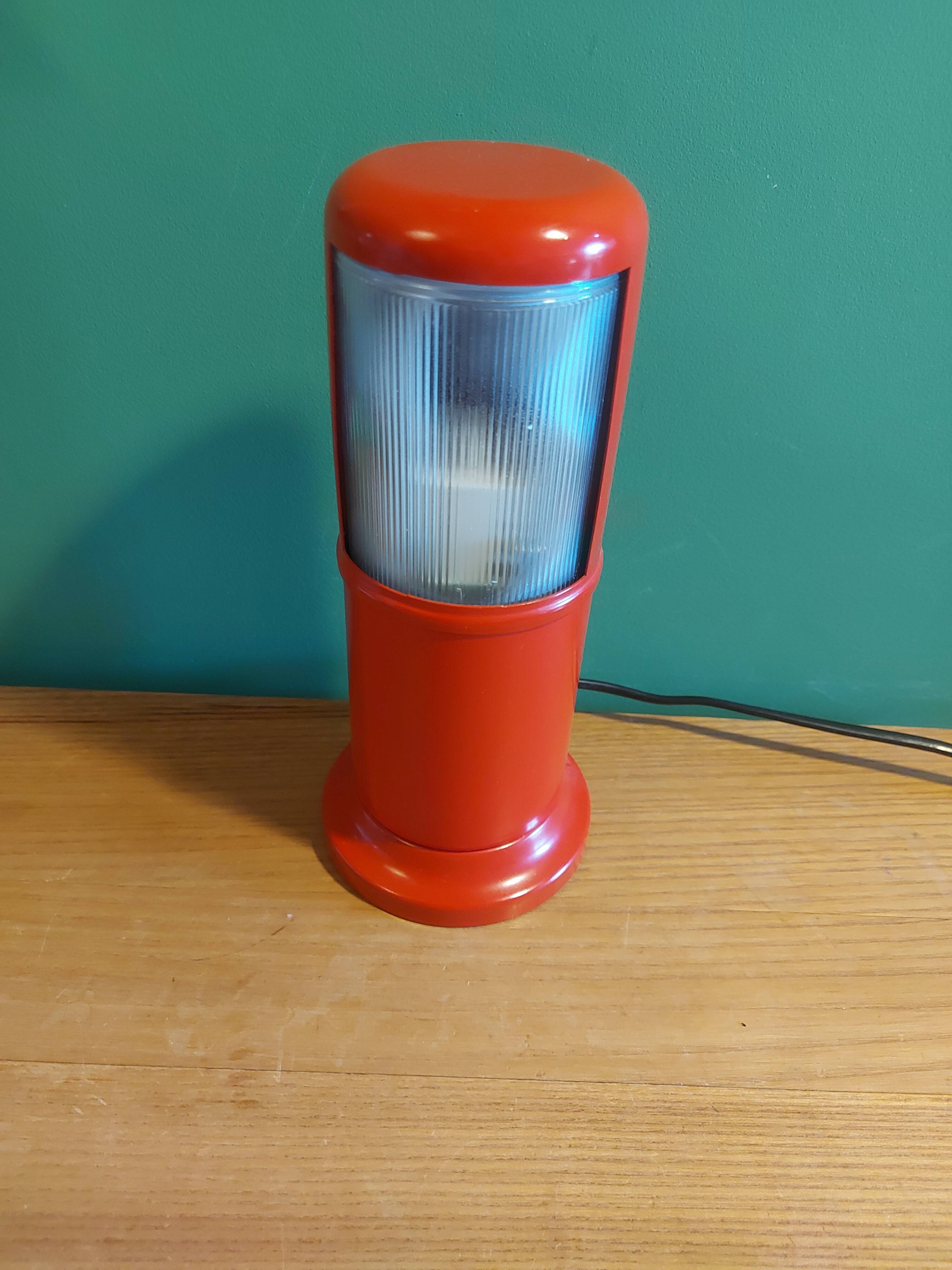 Vintage metal lamp 1980