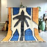 Moroccan modern Berber wool rug