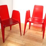 Pair of Bella Riffata chairs, Sawaya & Moroni