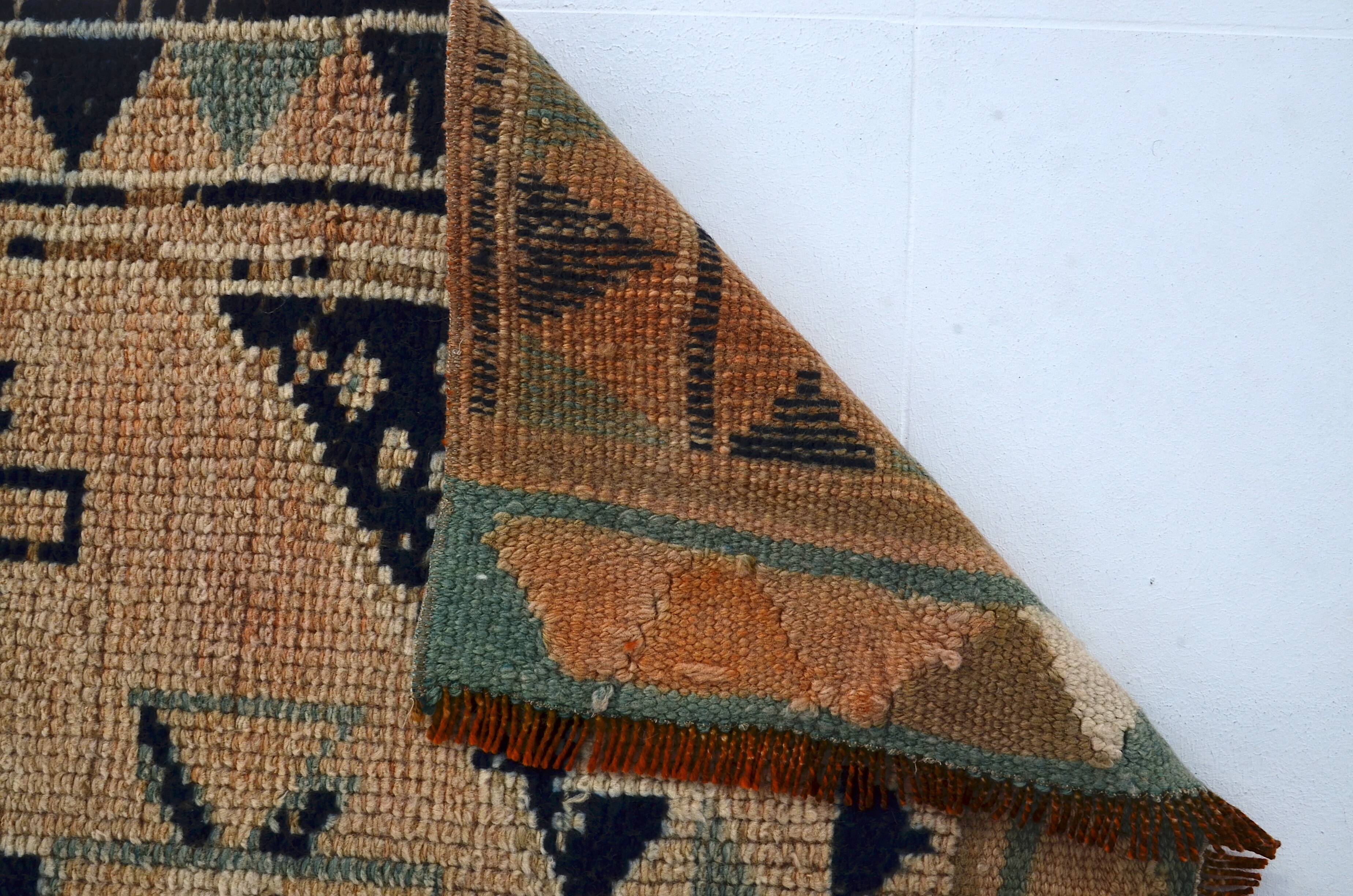 Vintage Handknotted Hallway Runner sku 2169