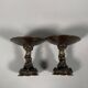 Christophe Fratin (1801-1864) Pair of Bronze Cups with Bears