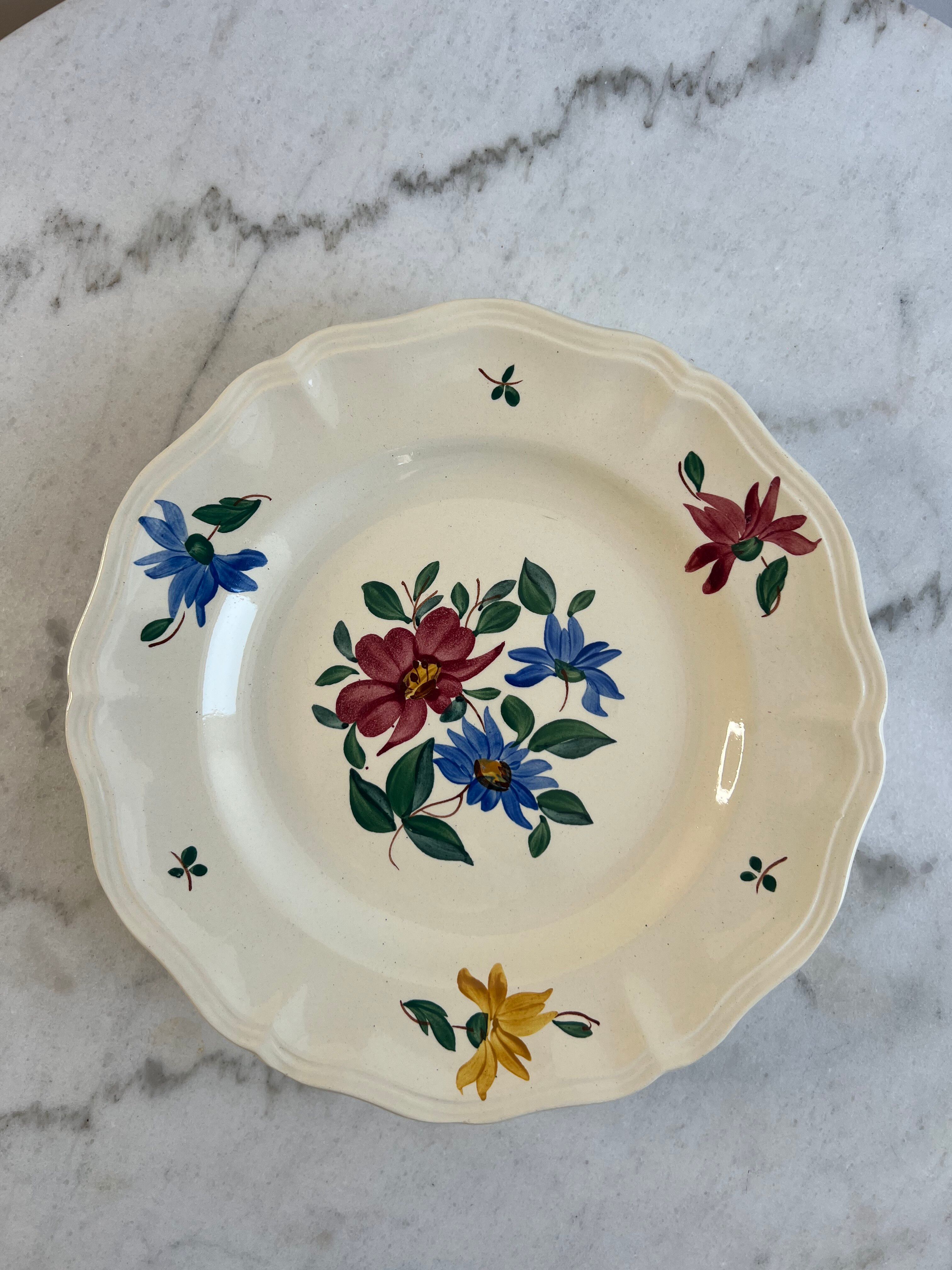 Plat de présentation, compotier Sarreguemines