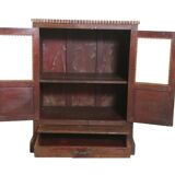 Vaisselier Art déco en teck birman ancien