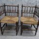 paire de fauteuils de coin