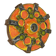 Cubic ceramic 31cm colorful "pop art" fat lava wall light element, germany, 1970